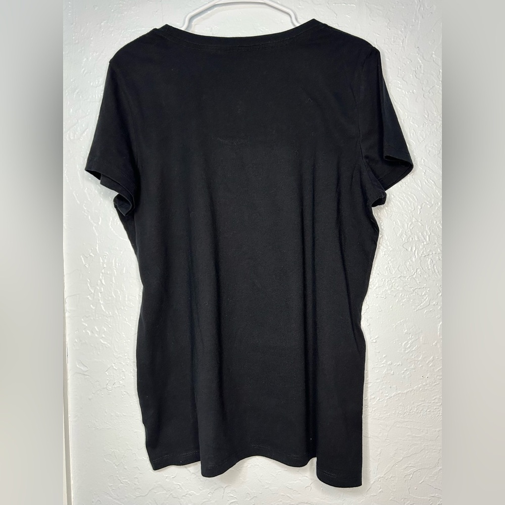 Torrid Black Statement Tee Size 1 (14-16) - Picture 2 of 3